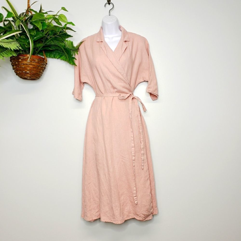 Linen Handmade Studio Athena Linen Dress One Size